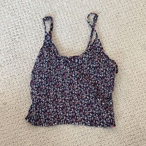 Hollister Navy Floral Camisole